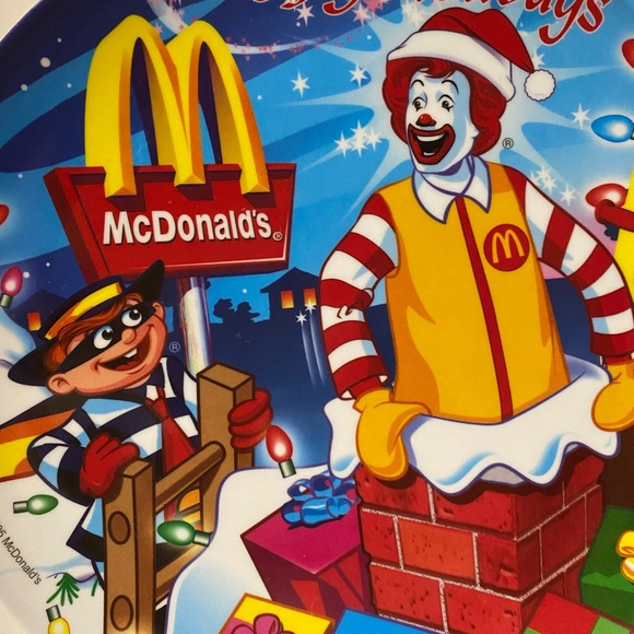 McDonald’s Happy Holidays Collectible Plate Christmas 2005 Hamburgler Sun Coast - Picture 8 of 11
